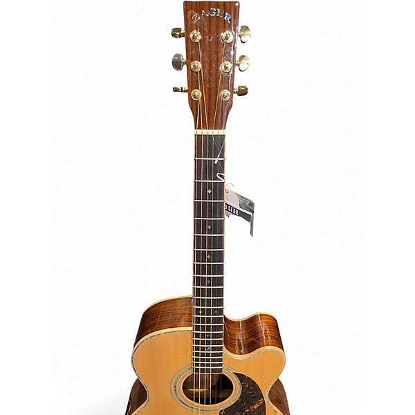 Used Zager ZAD9000MCE Natural Acoustic Electric Guitar