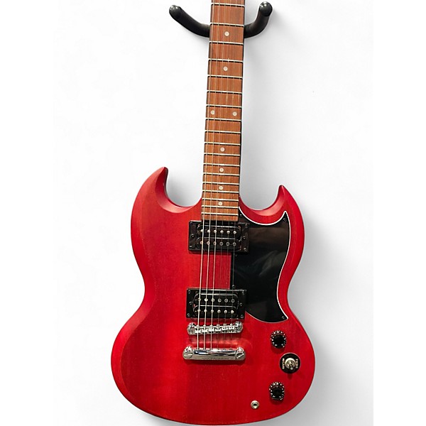 Used Epiphone SG Special Bolt On Crimson Red Trans Solid Body Electric Guitar