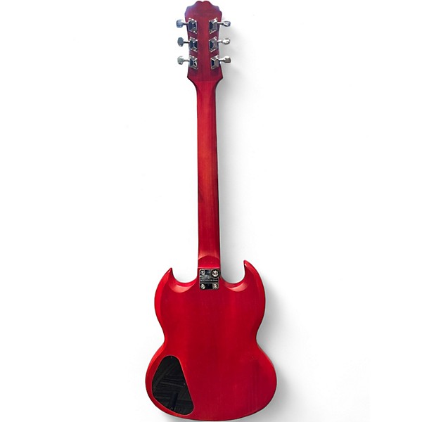 Used Epiphone SG Special Bolt On Crimson Red Trans Solid Body Electric Guitar