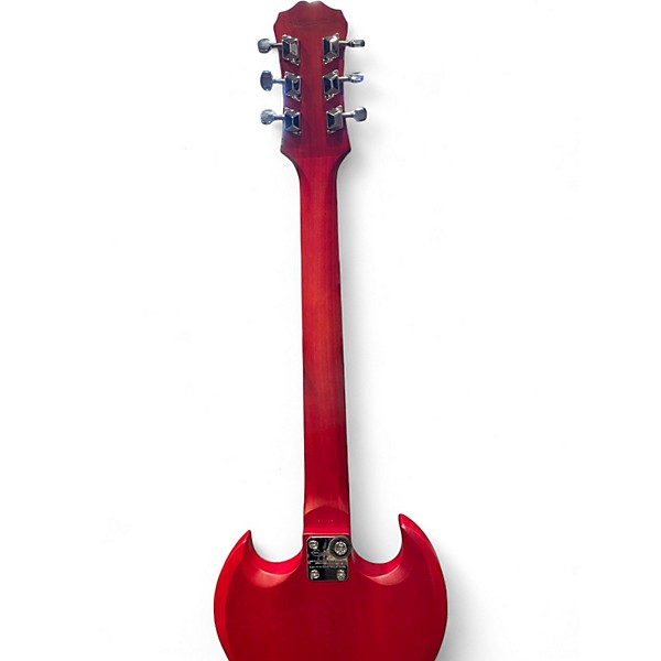 Used Epiphone SG Special Bolt On Crimson Red Trans Solid Body Electric Guitar