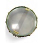 Used Ludwig 14in Carl Palmer Snare Brass Lacquered Green Drum