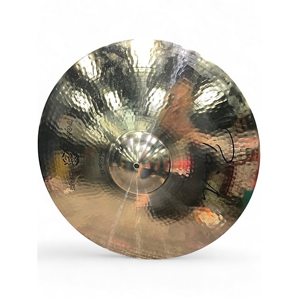 Used Paiste 22in Signature Reflector Nicko McBrain "Powerslave" Bell Ride Cymbal