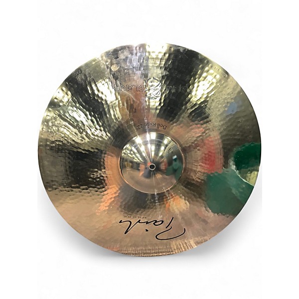 Used Paiste 22in Signature Reflector Nicko McBrain "Powerslave" Bell Ride Cymbal