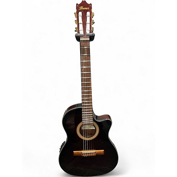 Used Ibanez GA35TCCE-DVS DARK VIOLIN SUNBURST Classical Acoustic Electric Guitar