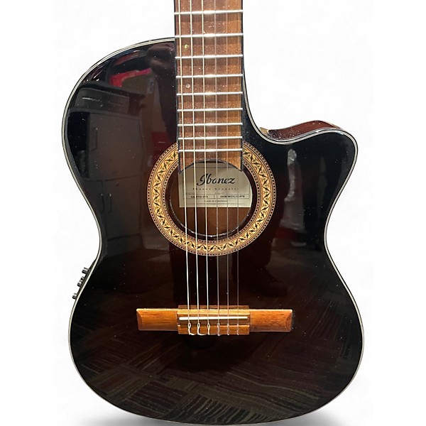 Used Ibanez GA35TCCE-DVS DARK VIOLIN SUNBURST Classical Acoustic Electric Guitar