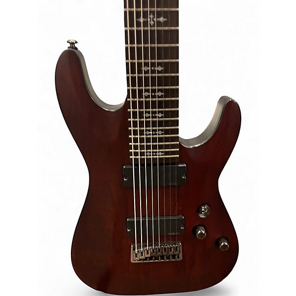 Used Schecter Guitar Research Omen 8 Walnut Solid Body Electric Guitar