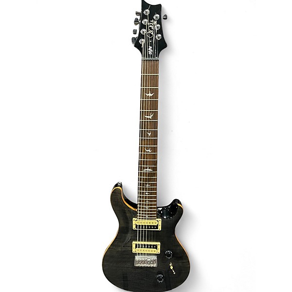 Used PRS SE sVn Trans Black Solid Body Electric Guitar