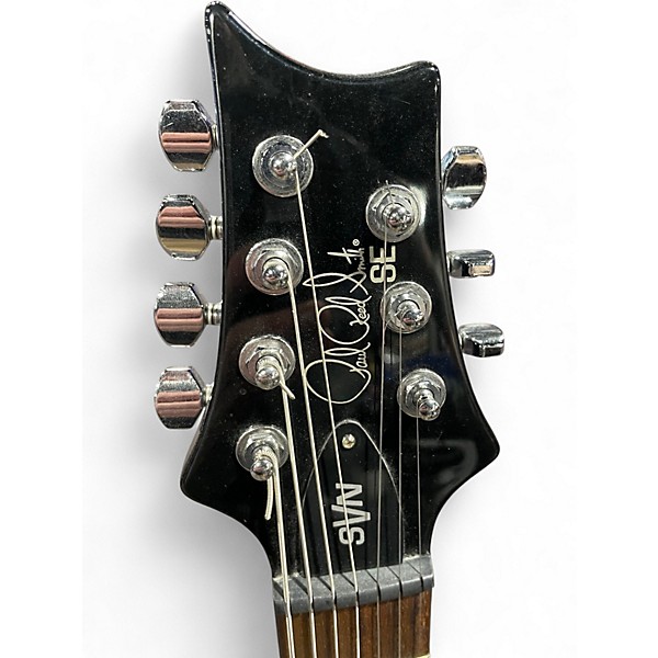 Used PRS SE sVn Trans Black Solid Body Electric Guitar