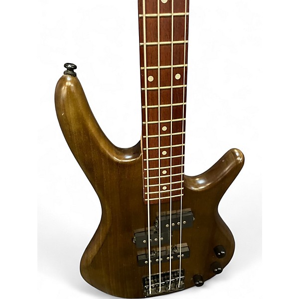 Used Ibanez GSRM20 Mikro Short Scale Walnut Electric Bass Guitar