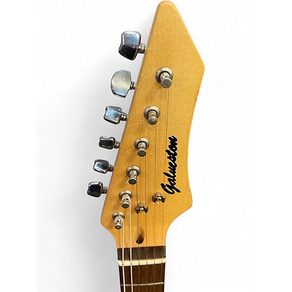 Used Galveston STRAT Cream Solid Body Electric Guitar