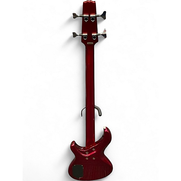 Used Aria PRO II Candy Apple Red Electric Bass Guitar