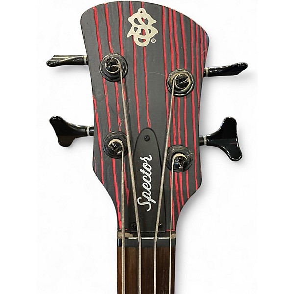 Used Spector NS Pulse 4 Red Electric Bass Guitar