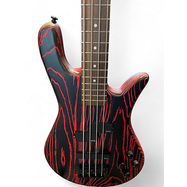 Used Spector NS Pulse 4 Red Electric Bass Guitar