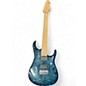 Used Sterling by Music Man John Petrucci JP157 7 String Blue Burst Solid Body Electric Guitar thumbnail