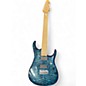Used Sterling by Music Man John Petrucci JP157 7 String Blue Burst Solid Body Electric Guitar