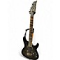 Used Ibanez S571DXQM Trans Black Solid Body Electric Guitar