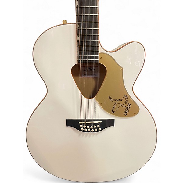 Used Gretsch Guitars G5022CWFE-12 Rancher Falcon Olympic White 12 String Acoustic Electric Guitar