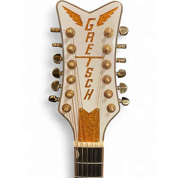 Used Gretsch Guitars G5022CWFE-12 Rancher Falcon Olympic White 12 String Acoustic Electric Guitar