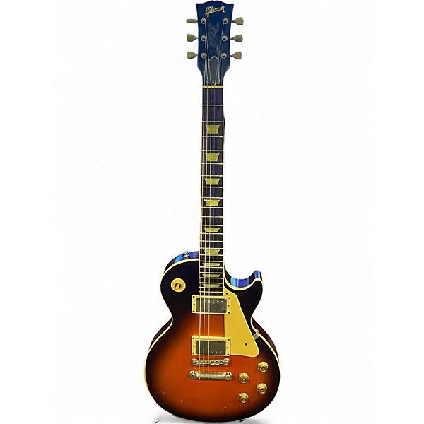 Vintage 1999 Gibson Les Paul Classic Dark Cherry Burst Solid Body Electric Guitar