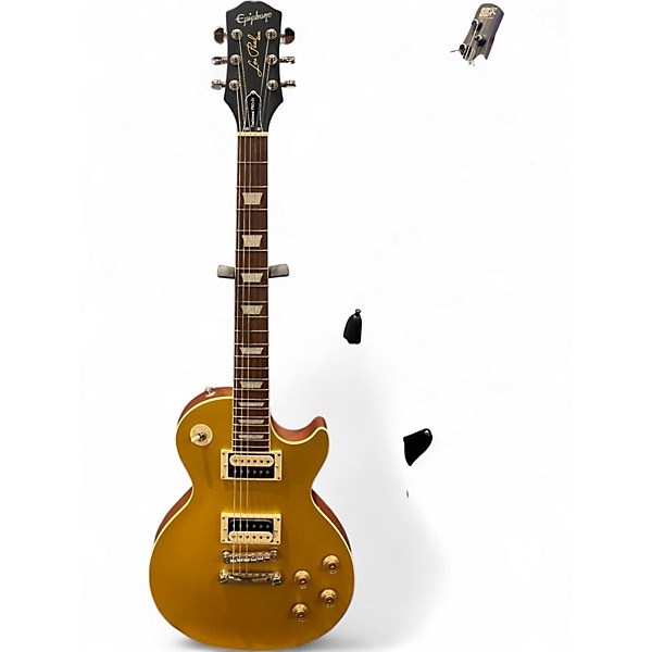 Used Epiphone Les Paul Traditional Pro IV Gold Solid Body Electric Guitar