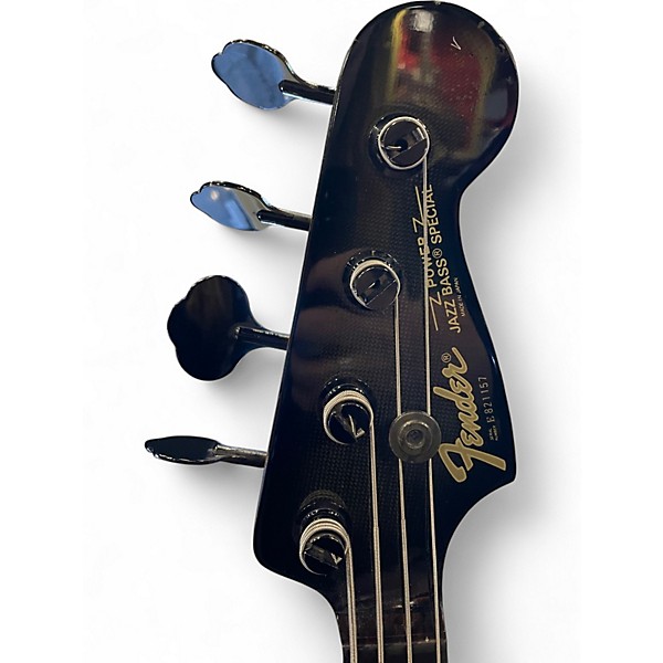 Used Fender POWER JAZZ BASS SPECIAL Black Electric Bass Guitar