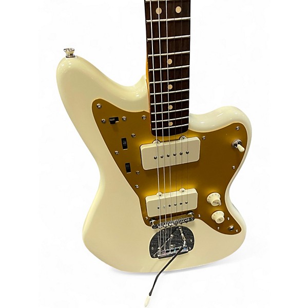 Used Squier Jazzmaster J Mascis Signature Cream Solid Body Electric Guitar