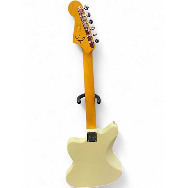 Used Squier Jazzmaster J Mascis Signature Cream Solid Body Electric Guitar
