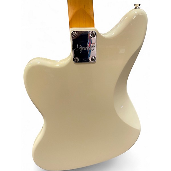 Used Squier Jazzmaster J Mascis Signature Cream Solid Body Electric Guitar