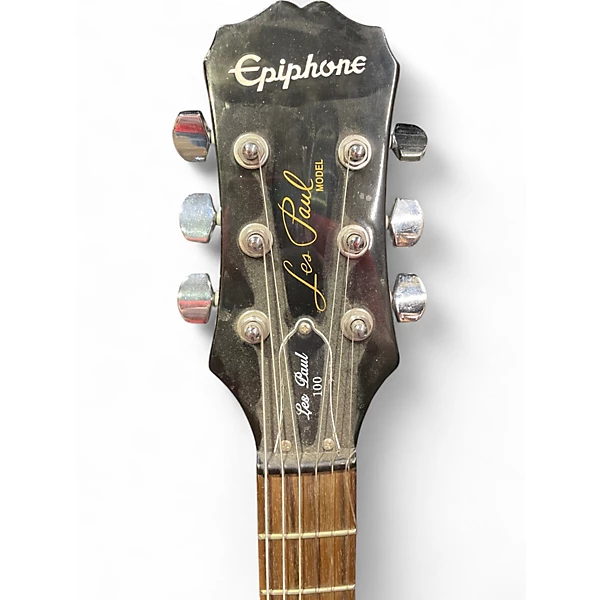 Used Epiphone Les Paul 100 Bolt On 2 Color Sunburst Solid Body Electric Guitar