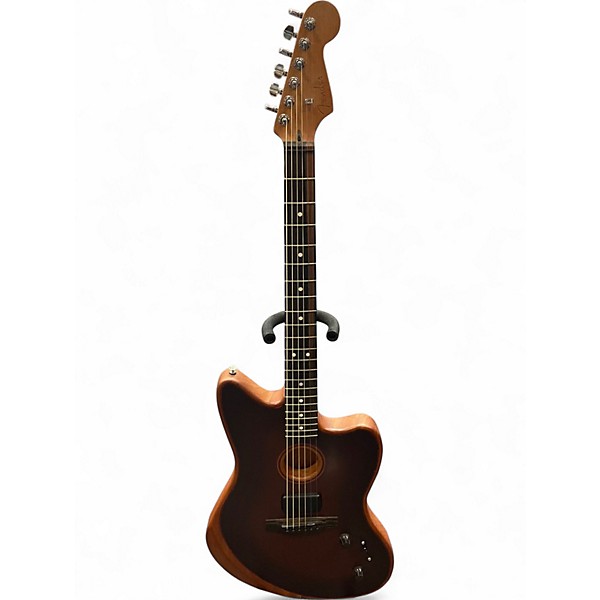 Used Fender American Acoustasonic Jazzmaster Sunburst Acoustic Electric Guitar