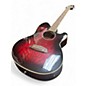 Used Ibanez Tcy20trs Trans red sunburst Acoustic Electric Guitar