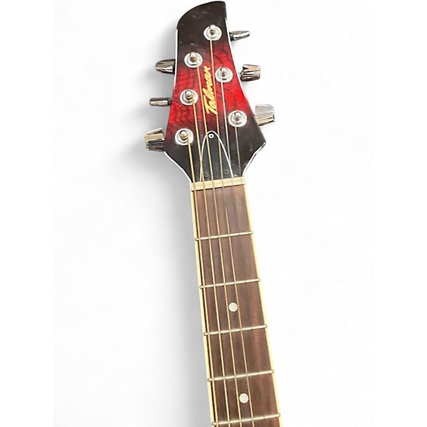 Used Ibanez Tcy20trs Trans red sunburst Acoustic Electric Guitar