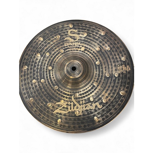 Used Zildjian 14in S Dark Hi Hat Pair Cymbal