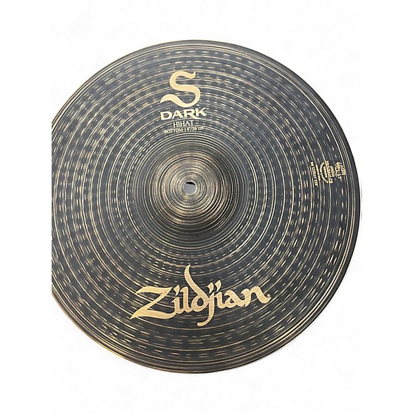 Used Zildjian 14in S Dark Hi Hat Pair Cymbal