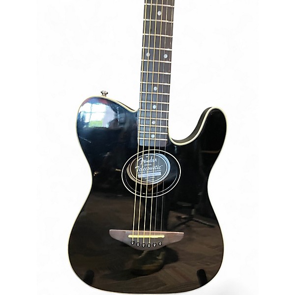 Used Squier TELECOUSTIC BLACK Acoustic Electric Guitar