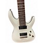 Used Schecter Guitar Research Demon 7 String Vintage White Solid Body Electric Guitar