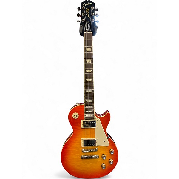 Used Epiphone Les Paul Standard '60s Quilt Top Cherry Sunburst Solid Body Electric Guitar