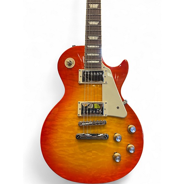 Used Epiphone Les Paul Standard '60s Quilt Top Cherry Sunburst Solid Body Electric Guitar