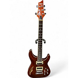 Used Schecter Guitar Research C1 E/A Modded Natural Hollow Body Electric Guitar