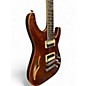 Used Schecter Guitar Research C1 E/A Modded Natural Hollow Body Electric Guitar