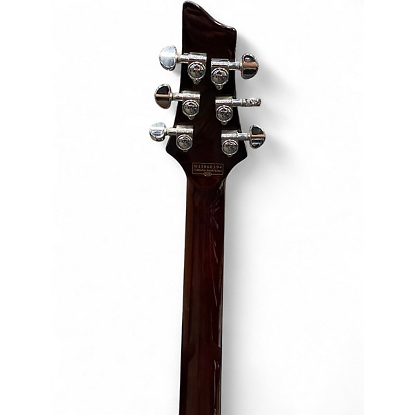 Used Schecter Guitar Research C1 E/A Modded Natural Hollow Body Electric Guitar