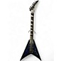 Used Jackson flying v Blue Solid Body Electric Guitar thumbnail