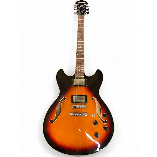 Used Ibanez AS73B Artcore Tobacco Sunburst Hollow Body Electric Guitar