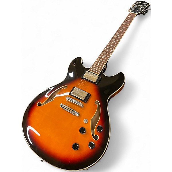 Used Ibanez AS73B Artcore Tobacco Sunburst Hollow Body Electric Guitar