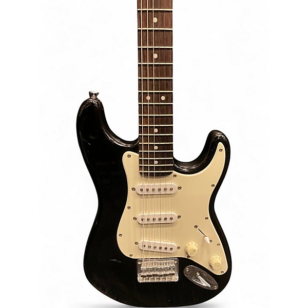 Used Squier Mini Affinity Stratocaster Black and White Electric Guitar