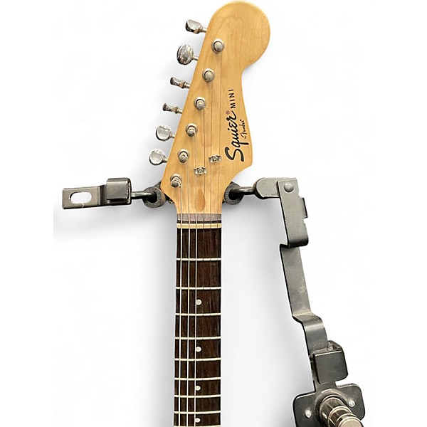 Used Squier Mini Affinity Stratocaster Black and White Electric Guitar