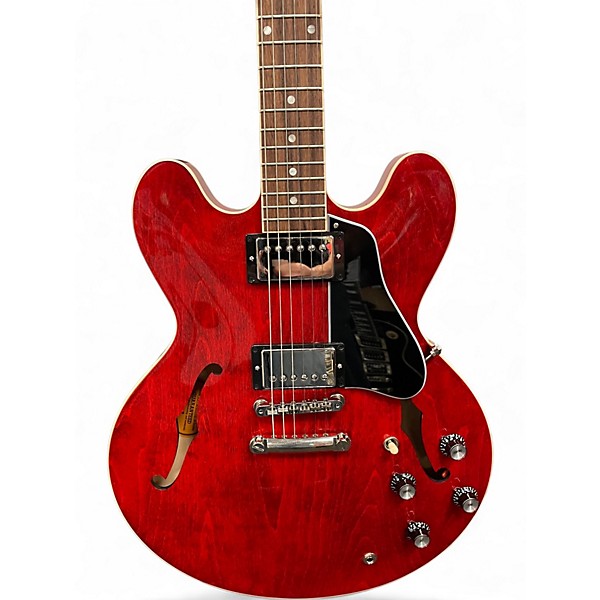 Used Gibson ES335 Dot Reissue Cherry Hollow Body Electric Guitar
