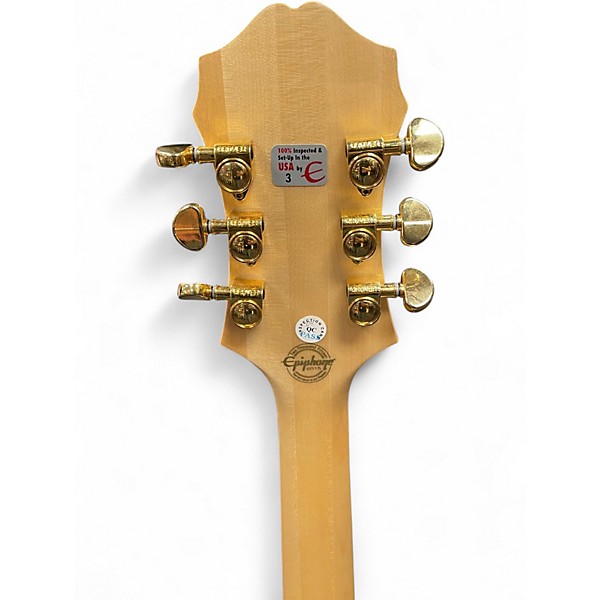 Used Epiphone Emperor II Joe Pass Signature Natural Hollow Body Electric Guitar