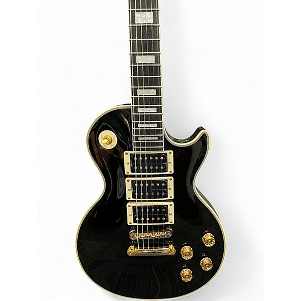 Used Epiphone Peter Frampton Les Paul Custom PRO Black Solid Body Electric Guitar