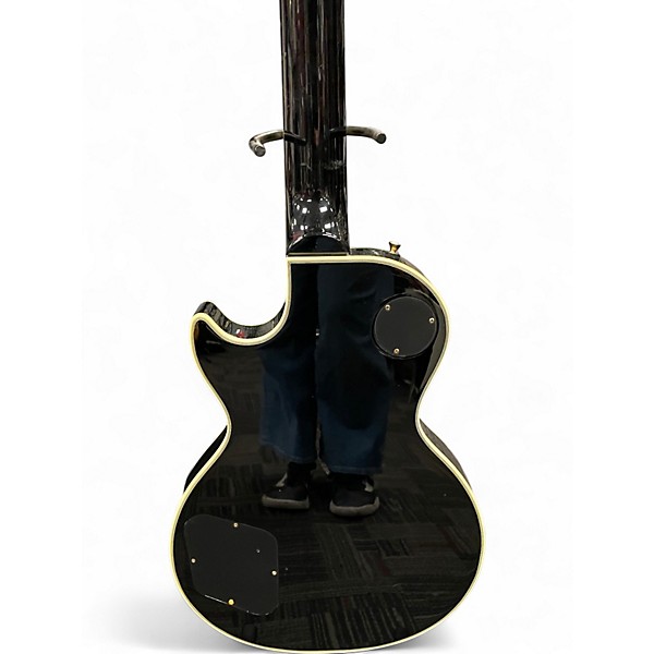 Used Epiphone Peter Frampton Les Paul Custom PRO Black Solid Body Electric Guitar